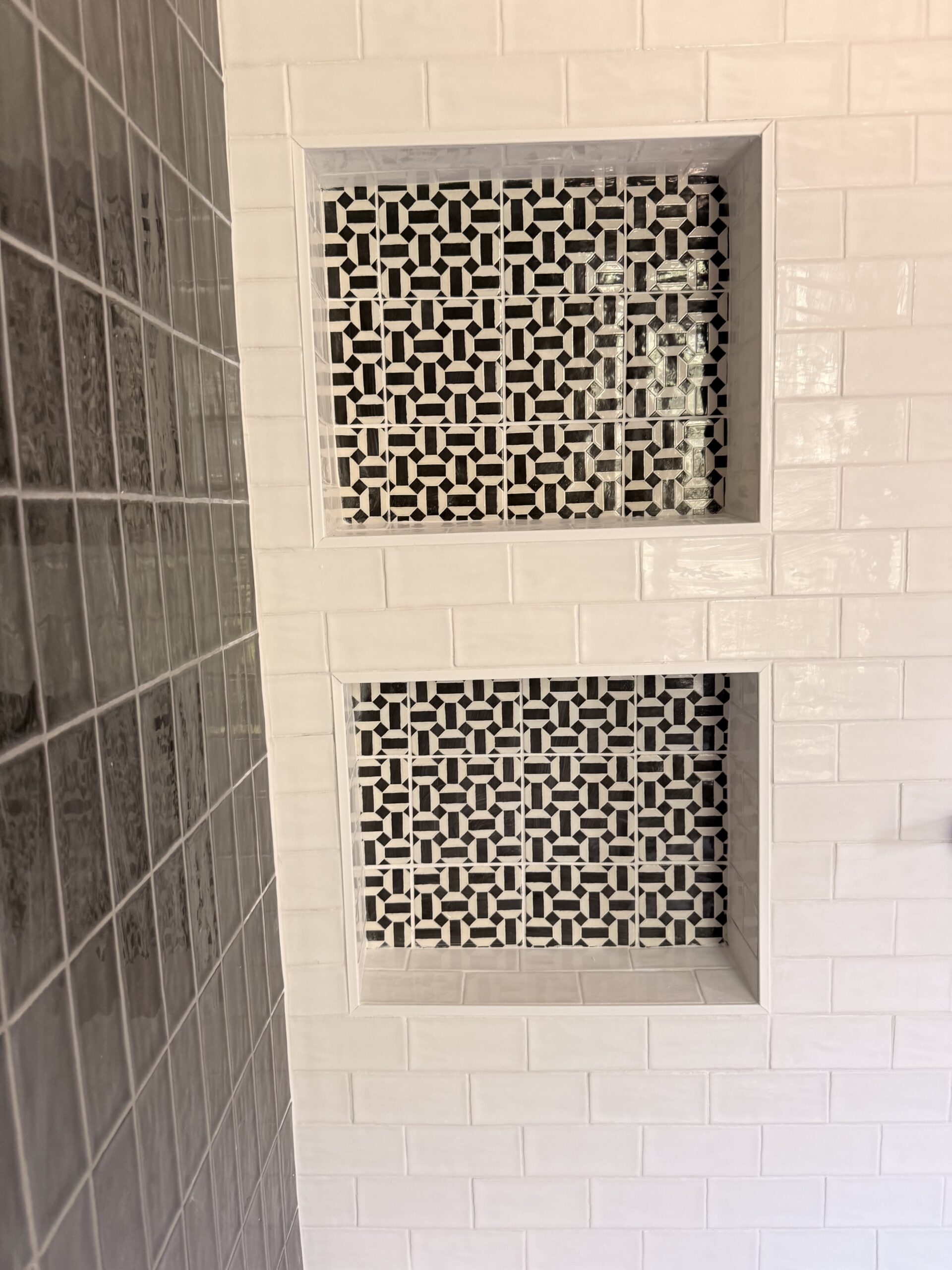Tiled shower niche — browse our project gallery
