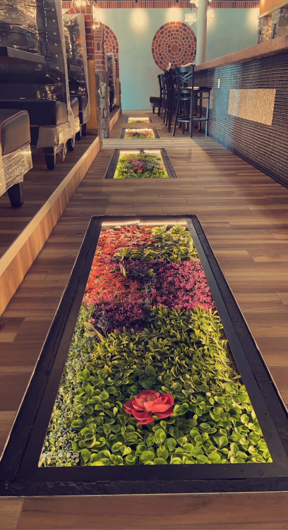 Restaurant tile install — browse our project gallery